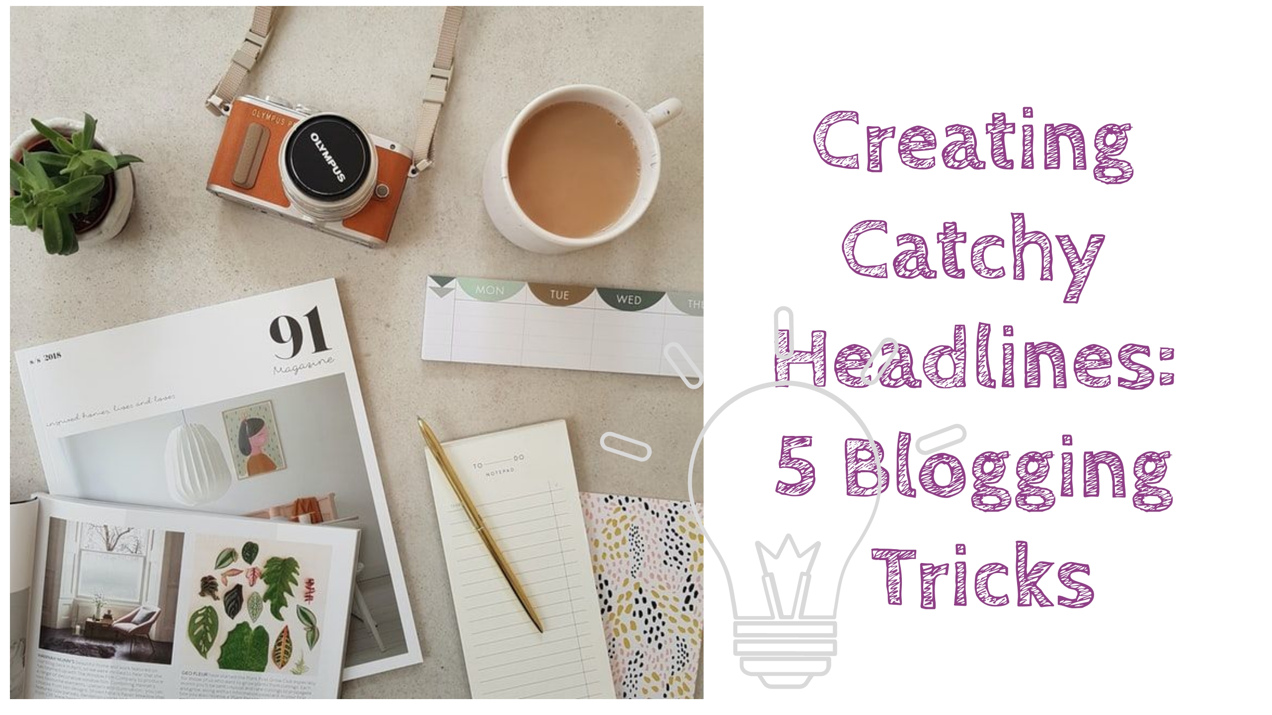 Creating Catchy Headlines: 5 Blogging Tricks