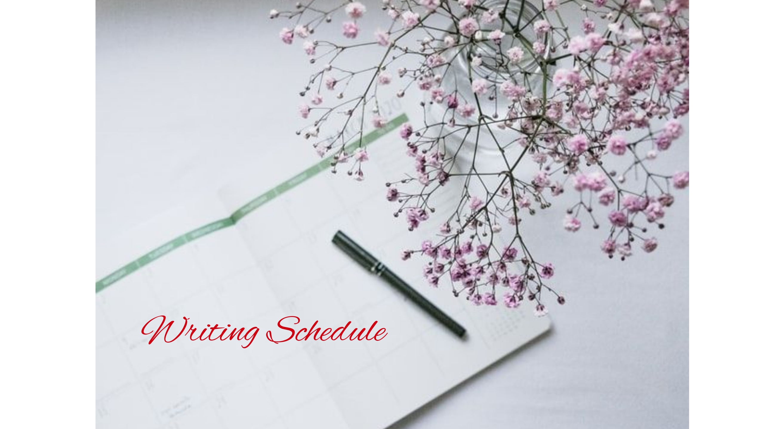 How to create a writing schedule